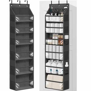 Organisateur suspendu grande capacité pour porte avec étagères et poches renforcées pour chambre et salle de bain, idéal pour le rangement d'outils - Product Image 2