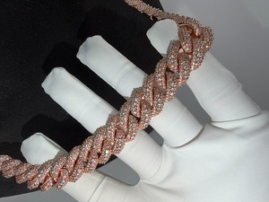 Cadena Cubana Miami, Estilo Hip Hop, Gruesa, en Oro, Plata y Oro Rosa, 20/22/24MM - Product Image 3