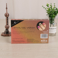 Boîte d'emballage de produit de luxe personnalisée avec tiroir, boîte de présentation transparente en PVC pour vernis à ongles, boîte cosmétique gaufrée avec un design luxueux
