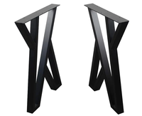 WEKIS Acier inoxydable et fer Métal Bar Pieds de meubles Café Table à manger Améliorations du poste de travail pour la durabilité esthétique