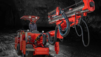 Foreuse de face à flèche unique souterraine DD210, foreuse de trous de dynamitage à tête unique pour la construction de tunnels