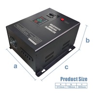 Stabilisateur de tension automatique monophasé 15 kVA, moteur servo AVR, cuivre SVC, affichage numérique, efficacité 96 %, CE, 50/60 Hz, garantie 3 ans