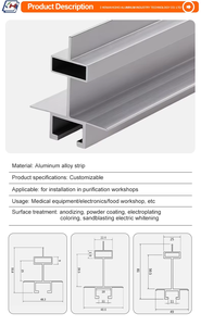 على شكل حرف T لتنقية الألومنيوم ناتئ: 50 لوحة ساندويتش سبائك الألومنيوم شعاع مخفي الألومنيوم الشخصي - Product Image 6