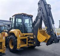 XC8 S3580 Multifungsi Backhoe Loader 3.5 Ton Front Loader Dengan Kedalaman Penggalian 5555 MM untuk Pekerjaan Konstruksi