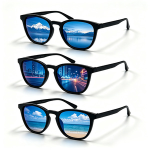 Gafas de Sol Polarizadas con Lentes Antideslumbrantes, Montura Ligera de TR90, Cómodas, Unisex, Retro - Product Image 1