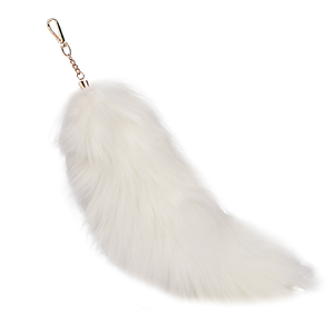 Quá Khổ thân thiện với môi Tóc Mặt dây chuyền giả <span class=keywords><strong>Fox</strong></span> đuôi phụ kiện lông Phụ nữ túi quyến rũ xe <span class=keywords><strong>Keychain</strong></span> - Product Image 6