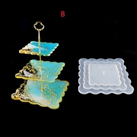 Moule en silicone pour table en résine époxy de grande taille irrégulière, tables basses, moule en silicone pour table en résine, qualité alimentaire, non toxique, résistant à l'usure