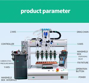 Robot phun keo tự động đa đầu, tốc độ cao, bình áp 5L, 5 đầu phun - Product Image 2