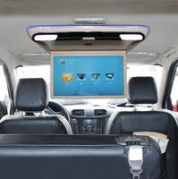 Moniteur de voiture rabattable 19 pouces moniteur de plafond moniteur de toit TV avec USB SD
