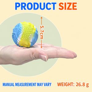 Textured Silicone Sensory Stress <b>Balls</b> in Assorted Colors Soft <b>Squeeze</b> Fidget Toys for Tactile Play and Relaxation - Product Image 3