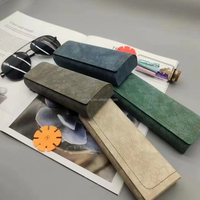 Le fabricant vend en gros des étuis à lunettes rétro de haute qualité et personnalise les étuis à lunettes de soleil avec logo.