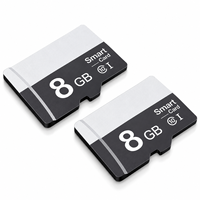 Carte Mini SD TF 8 Go CLASS10 UHS-I haute vitesse pour lecteur MP3 MP4, stockage de musique audio pour voiture