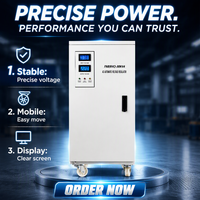 Prêt à expédier – Régulateur de tension automatique de type servo (AVR) monophasé 220V avec écran numérique pour la maison et l'atelier – CE OEM