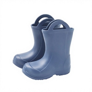 Botas de Lluvia para Niños, Impermeables, Antideslizantes, Duraderas, Portátiles, Ligeras, al por Mayor, Personalizadas, MOQ Bajo, EVA, Otoño Invierno - Product Image 2