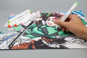 Ensemble de marqueurs à alcool personnalisés avec logo, 40/60/80/120/240/300 couleurs, feutres à double embout pour croquis, fournitures scolaires - Product Image 4