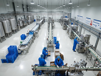 Ligne de production entièrement automatique de confiture et de yaourt, machines de transformation alimentaire industrielles, capacité de 50 à 5000 L par heure