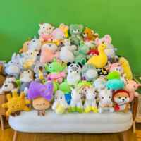 Snelle levering 8 inch Minky stof zacht speelgoed mix geassorteerde knuffels voor arcade game klauwautomaat promotie beloning