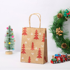 Vietnam Holiday Stock Christmas Kraft <b>Paper</b> Bag Wholesale Custom Shopping <b>Birthday</b> Bags for Kids Various Sizes and Thickness - Product Image 5