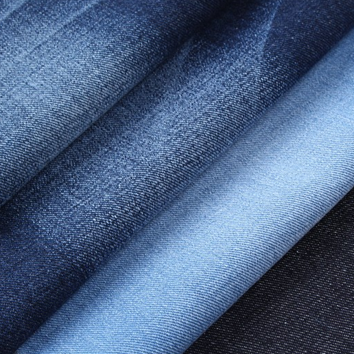Stocklot Cotton Poly Raw Denim Fabric Made In Guangdong