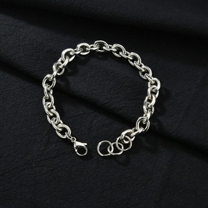 Wholesale Stainless Steel <b>Chains</b> Jewelry O Shape Rolo Cable <b>Chain</b> <b>Bracelet</b> Fo <b>Men</b> - Product Image 5