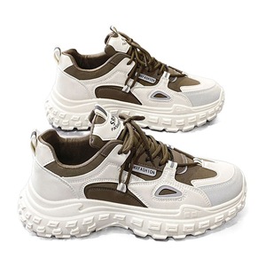 Zapatillas de Moda para Hombre con Suela Gruesa, Estilo Hong Kong, Zapatos Casuales de Verano, Transpirables, Antideslizantes, para Trabajar, Zapatos de Papá, Disponibles en Línea - Product Image 5