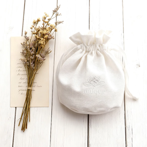 Wholesale Recyclable Customized Color Small Cotton Drawstring Pouch Gift <b>Bag</b> with Embroidered Logo - Product Image 6