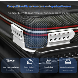 Sujetadores de Sábanas de Plástico Reforzado para Esquinas Abiertas con Tiras de Bloqueo, Clips para Sábanas, Zlumber Lock - Product Image 4