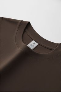 Maglietta sportiva personalizzata in cotone di alta qualità per gli uomini in <span class=keywords><strong>bianco</strong></span> pesante oversize T-Shirt stampa da uomo T-Shirt personalizzate con scollo a girocollo - Product Image 6