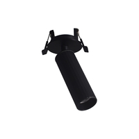 Spot LED moderne en aluminium texturé vertical, alimenté par courant alternatif, élégant et réglable, pour salon et bureau