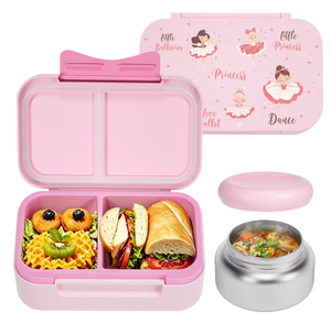 Lonchera Escolar Premium para Días Festivos, Lonchera Aislada, Termos de Plástico para Calentar Alimentos, Bento Box - Product Image 2