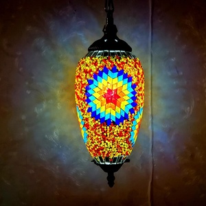 Lampade turche fatte a mano marocchine con paralume in vetro colorato lampada a sospensione a mosaico <span class=keywords><strong>tiffany</strong></span> - Product Image 5