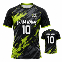 Maillot de football personnalisé, sublimation par brossage, uniforme de football, nom et numéro personnalisés, directement de l'usine, faible MOQ