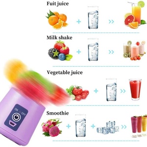 <span class=keywords><strong>Blender</strong></span> Buah Mini Portable 6 Mata Pisau Stainless Steel, USB Rechargeable, Kecepatan Tinggi, Siap Kirim Grosir - Product Image 2