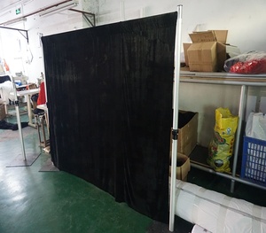 Soporte Ajustable de Aluminio Plateado para Tubos, Soporte para Telón de Fondo de Boda de 6x10 pies, Pilar de Tubos y Cortinas en Oferta - Product Image 3