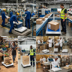 산업용 전자 저울 100kg 150kg 디지털 전자 TCS 전자 플랫폼 저울 - Product Image 5