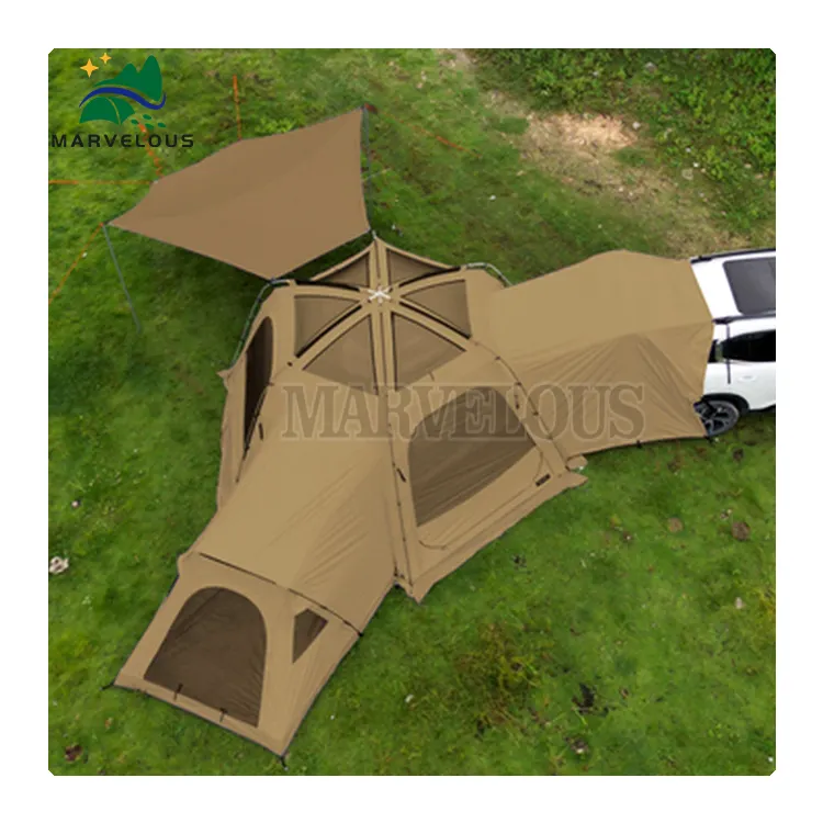 Fabriek Odm Upgrade Ontwerp Outdoor Camping Multi Suv Achterklep Tent Busje Auto Achterklep Tent Met Verlengstuk Koepel Tent