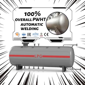 Beste Prijs 5000 Liter Lpg Skid Tank Propaan Gastank 2.5 Ton Lpg Tank Vloeibaar Petroleumgas