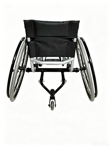 Fauteuil roulant de badminton de compétition, châssis en aluminium, roues arrière à dégagement rapide pour la compétition - Product Image 4