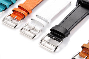 Correa de cuero genuino Eraysun para Samsung Galaxy Watch 4/Classic/Active <span class=keywords><strong>2</strong></span> 20mm 22mm pulsera para <span class=keywords><strong>Amazfit</strong></span> <span class=keywords><strong>GTS</strong></span> <span class=keywords><strong>2</strong></span>/2E/3 Correa - Product Image 2