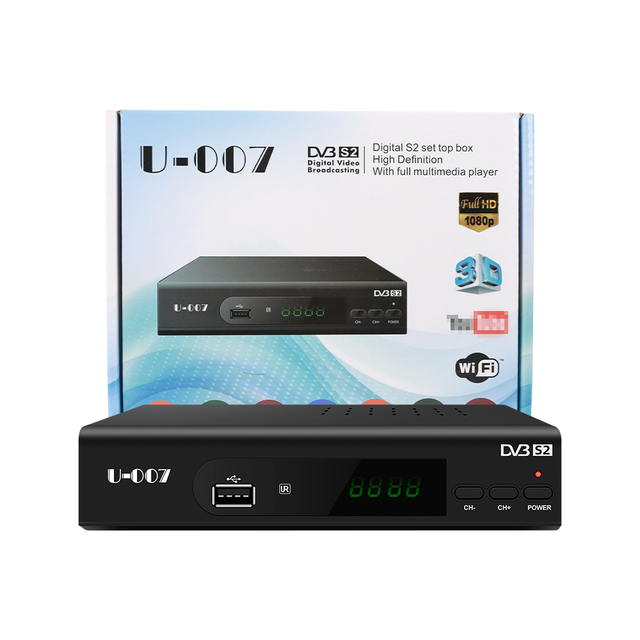 Full Hd Dvb-s2 Satellite Receiver signal Germany France 168mm DVB-S2 Receiver DVB-S2 HD Receiver Set Top Box