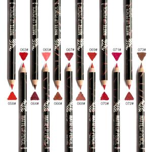 Stylo à lèvres 12 pièces/ensemble Sexy rouge Rose or crayon <span class=keywords><strong>Contour</strong></span> des lèvres étanche longue durée velours mat rouge à lèvres doublure - Product Image 1