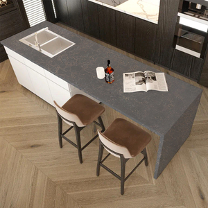 ODM OEM หินสังเคราะห์ 4041 Haldi คุณภาพสูง ขัดเงา แผ่นใหญ่ ดีไซน์ทันสมัย กันน้ำ สำหรับเคาน์เตอร์โรงแรม - Product Image 1