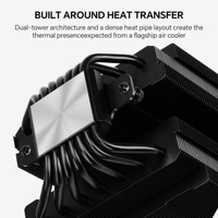 Thermalright Phantom Spirit 120 Vision EVO refroidisseur d'air Cpu avec ventilateur PWM à écran LCD IPS de 3,95 pouces
