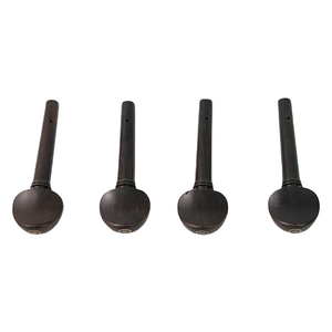 Bốn Violin điều chỉnh Chốt gỗ mun điều chỉnh chốt cho violin nhạc cụ Violin phụ kiện - Product Image 3