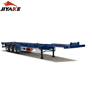Semirremolque <span class=keywords><strong>de</strong></span> Plataforma <span class=keywords><strong>de</strong></span> Acero SINOTRUK <span class=keywords><strong>de</strong></span> 3 <span class=keywords><strong>Ejes</strong></span> 40T y 4 <span class=keywords><strong>Ejes</strong></span> 60T, Neumáticos 12R22.5, Suspensión Neumática, Capacidad <span class=keywords><strong>de</strong></span> Elevación <span class=keywords><strong>de</strong></span> 28T - Product Image 1