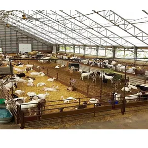 Customize size outdoor animal shed steel frame PVC fabric membrane animal tent livestock and poultry housing shelter