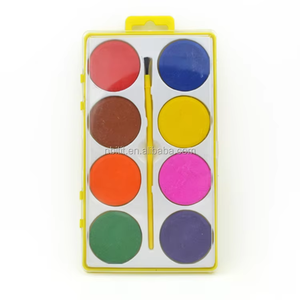 Suministros DE ARTE 8 colores Pinturas de acuarela sólidas para papel de lienzo - Product Image 2