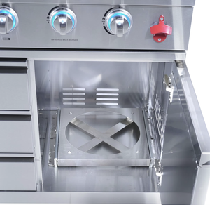 Griglia <span class=keywords><strong>a</strong></span> <span class=keywords><strong>Gas</strong></span> Freestanding <span class=keywords><strong>a</strong></span> 6 fuochi Premium con bruciatore posteriore <span class=keywords><strong>a</strong></span> infrarossi per barbecue <span class=keywords><strong>da</strong></span> esterno - Product Image 6