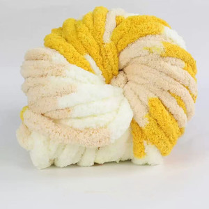 Wholesale Arm Knitting Chunky Chenille <b>Yarn</b> for Chunky Blanket and Cat Bed - Product Image 2