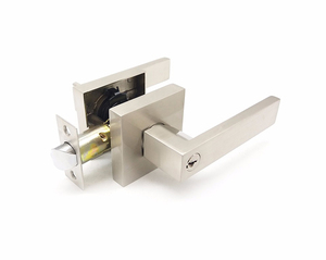 Serratura a Leva Quadrata in Lega di Zinco per Porte, con Sblocco a Chiave, Alta Sicurezza e Facile Installazione, Qualità Premium per Chiusura Sicura - Product Image 2